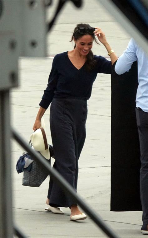 meghan markle goyard|Meghan Markle Embraces Quiet Luxury at the Airport.